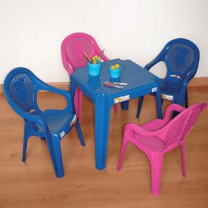 Conjunto mesa infantil azul Antares