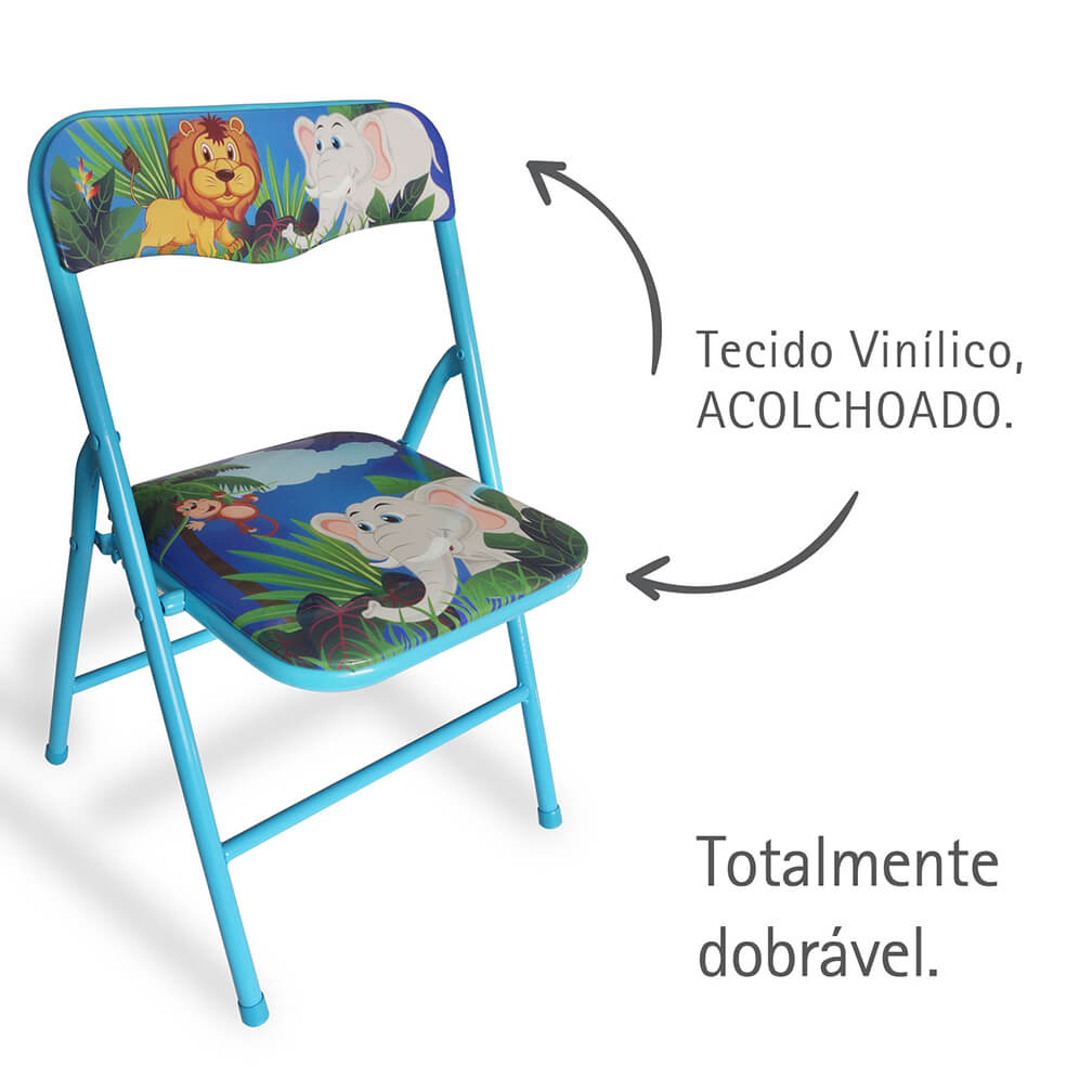 Conjunto Mesa c/1 cadeira – Bichinhos – Antares Plásticos