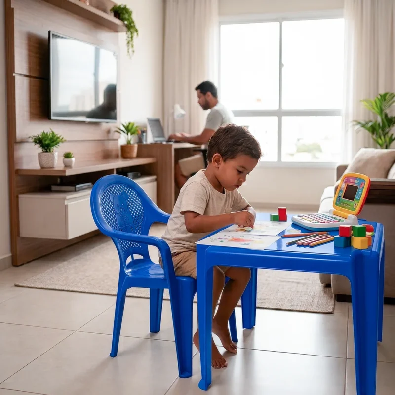 Cadeira infantil Antares em ambiente infantil