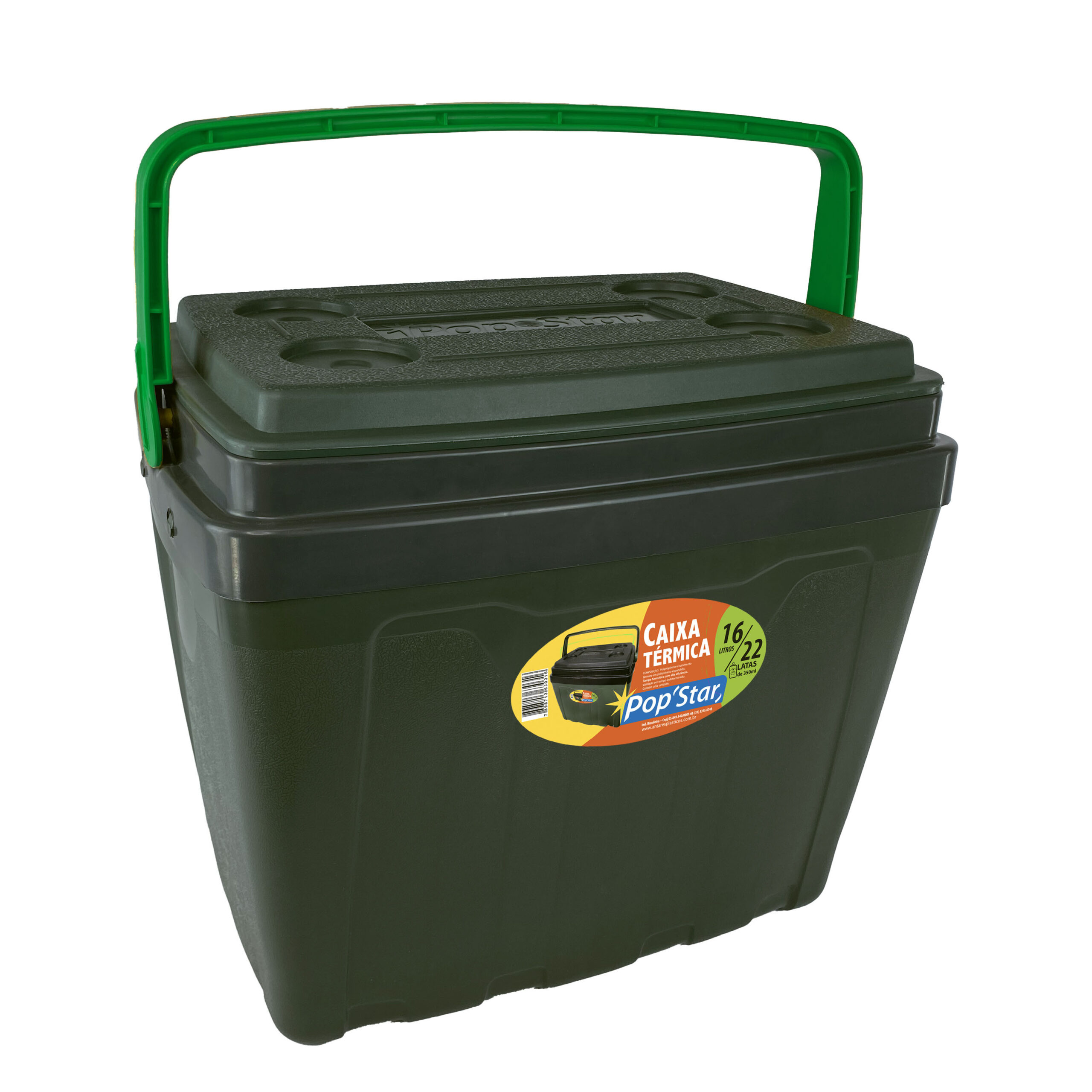 Caixa Térmica PopStar - 16 Litros - Antares Plásticos