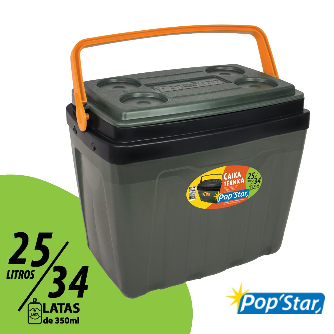 Caixa Térmica PopStar - 25Litros - Antares Plásticos