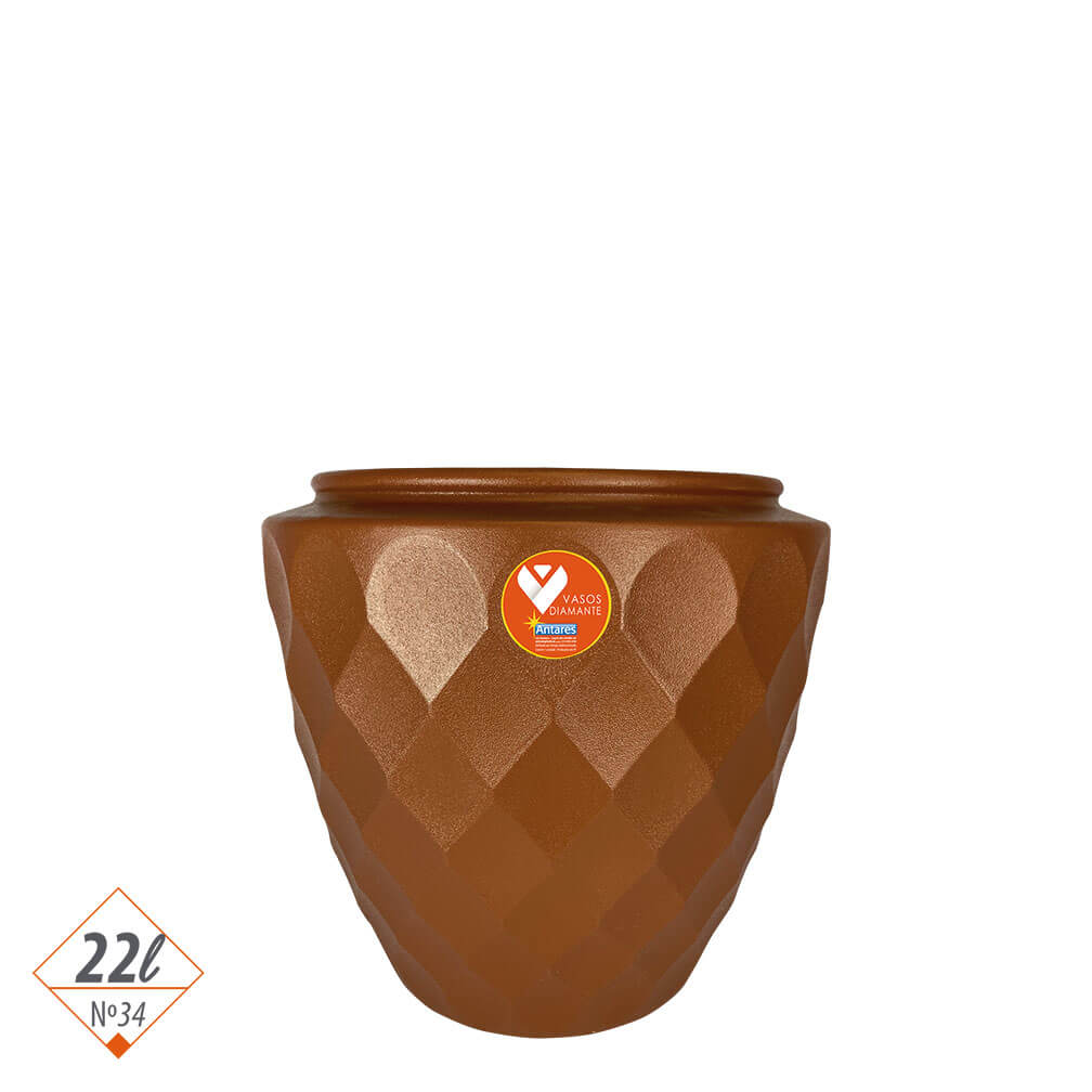 Vaso Diamante 22 Litros - Nº34
