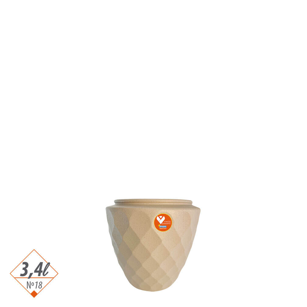 Vaso Diamante 3,4 Litros - Nº18