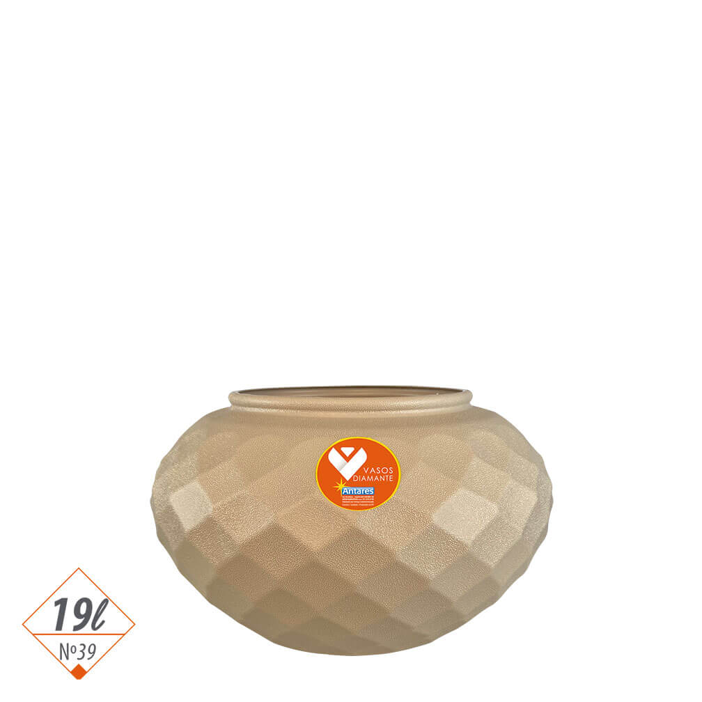 Vaso Diamante Redondo 19 Litros - Nº39