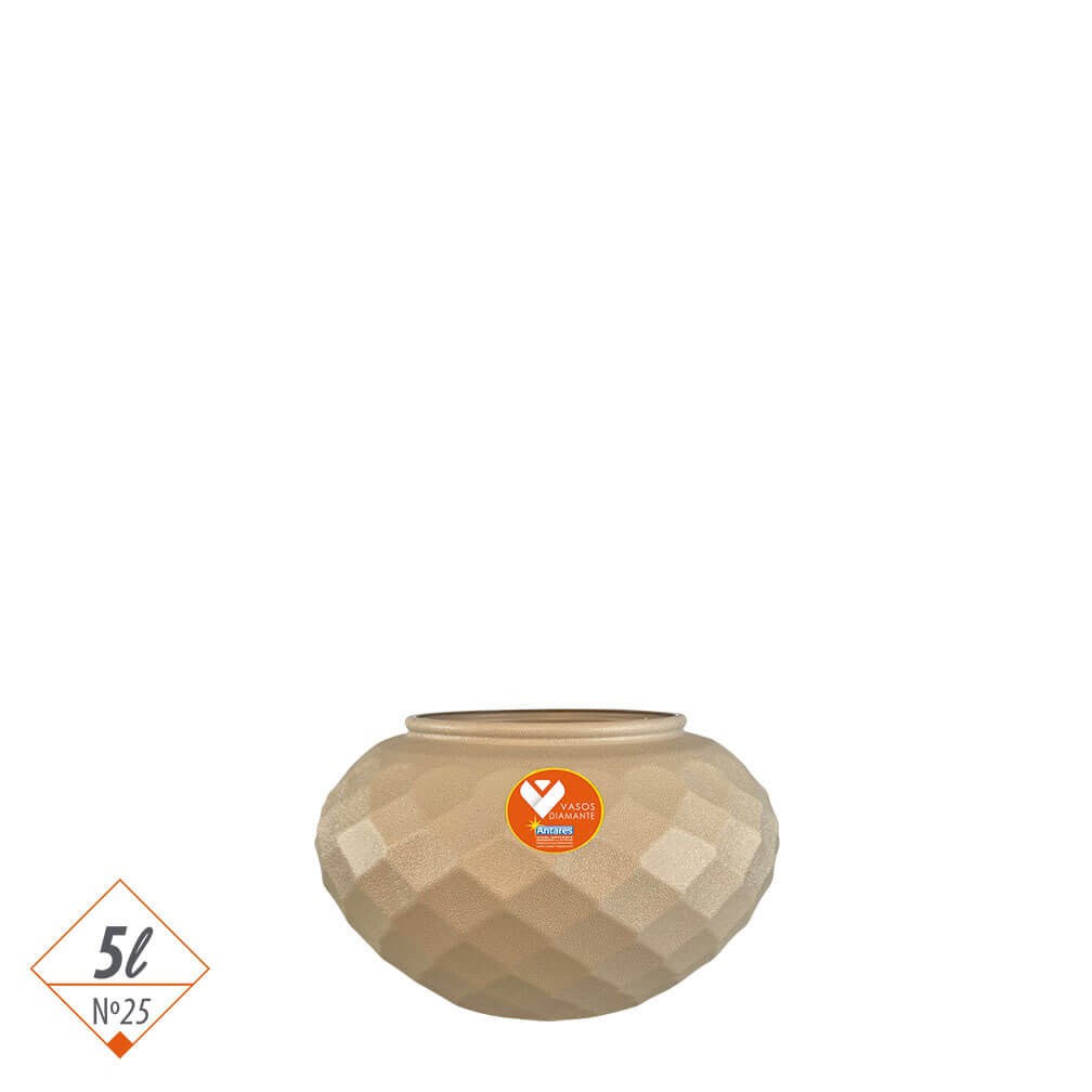 Vaso Diamante Redondo 5 Litros - Nº25
