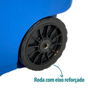 roda carrinho térmico com eixo reforçado Antares