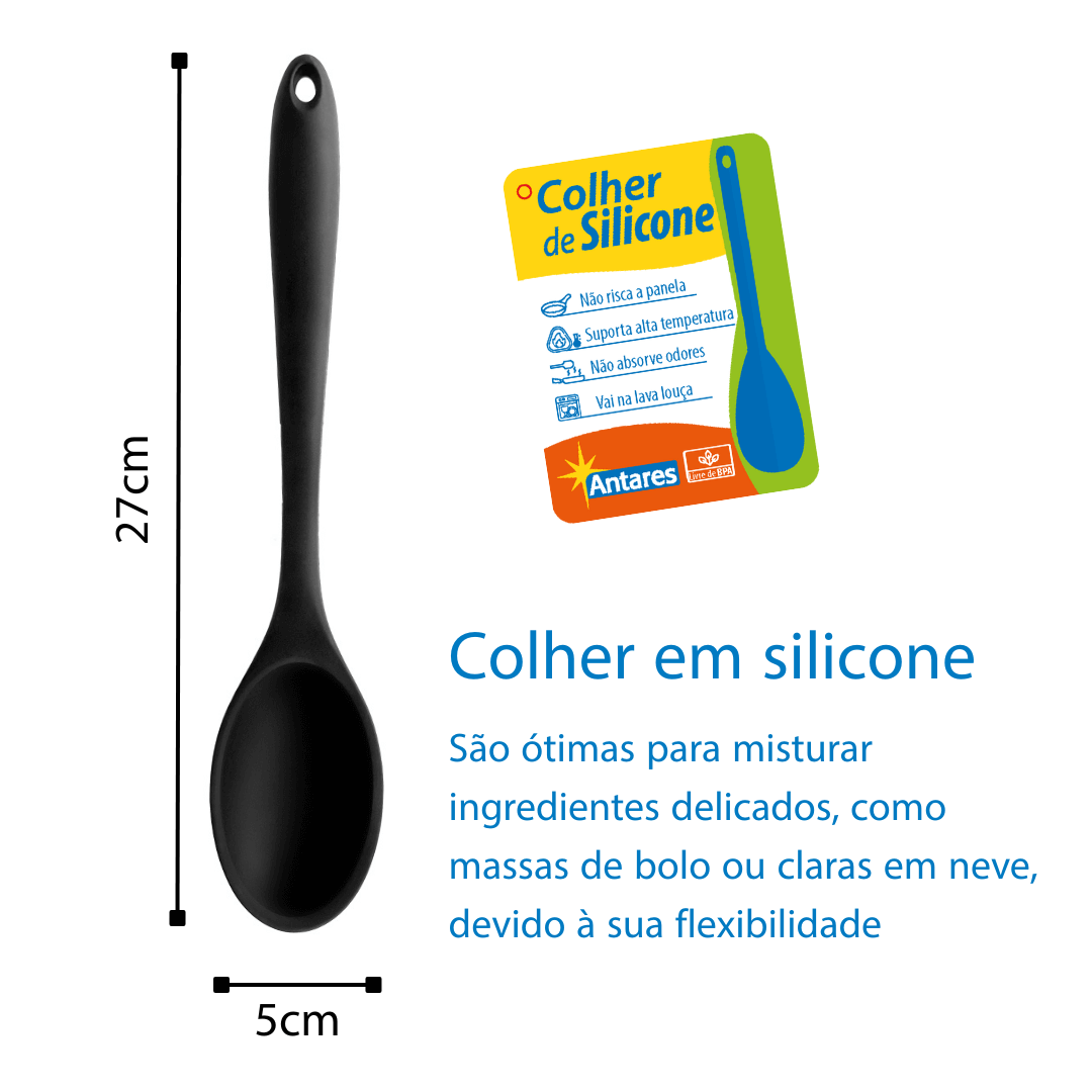 Colher de silicone - Antares Plásticos