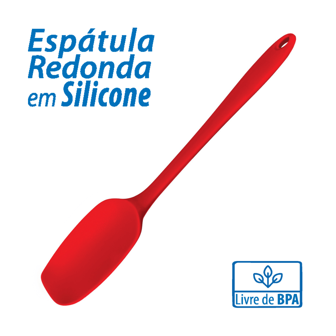 Espátula redonda em silicone