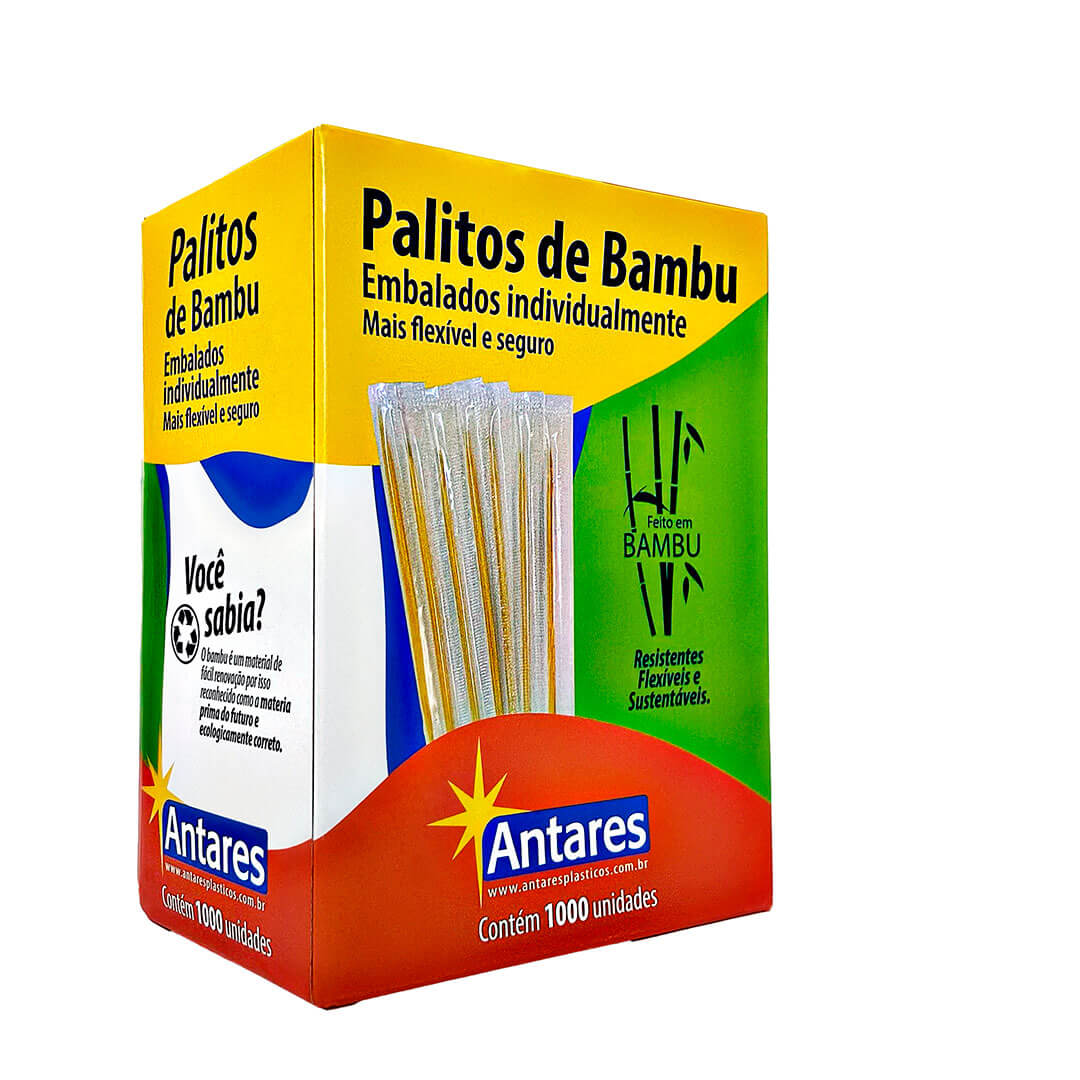 Palitos de Bambu com 1.000 unid.