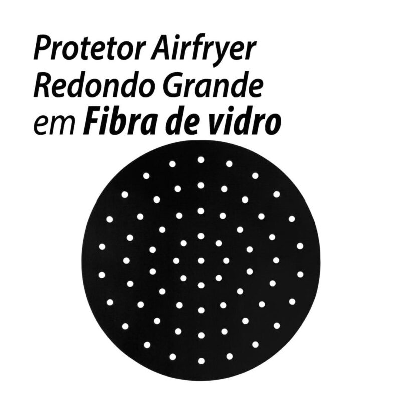 Protetor Airfryer Redondo Grande