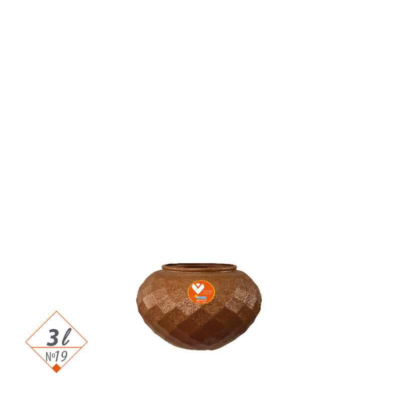 Vaso Diamante Redondo 5 Litros - Nº19