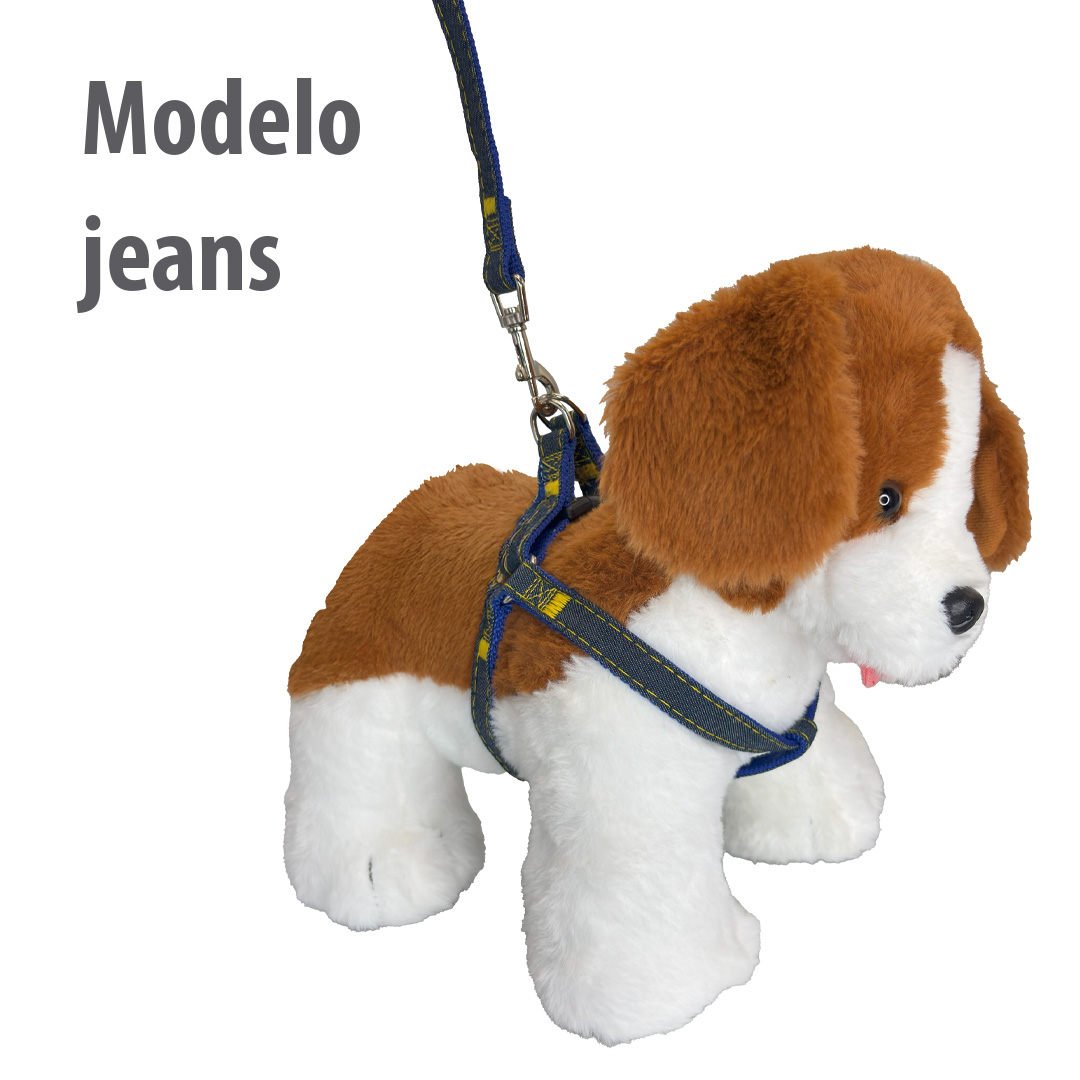 Peitoral com Guia Modelo Jeans