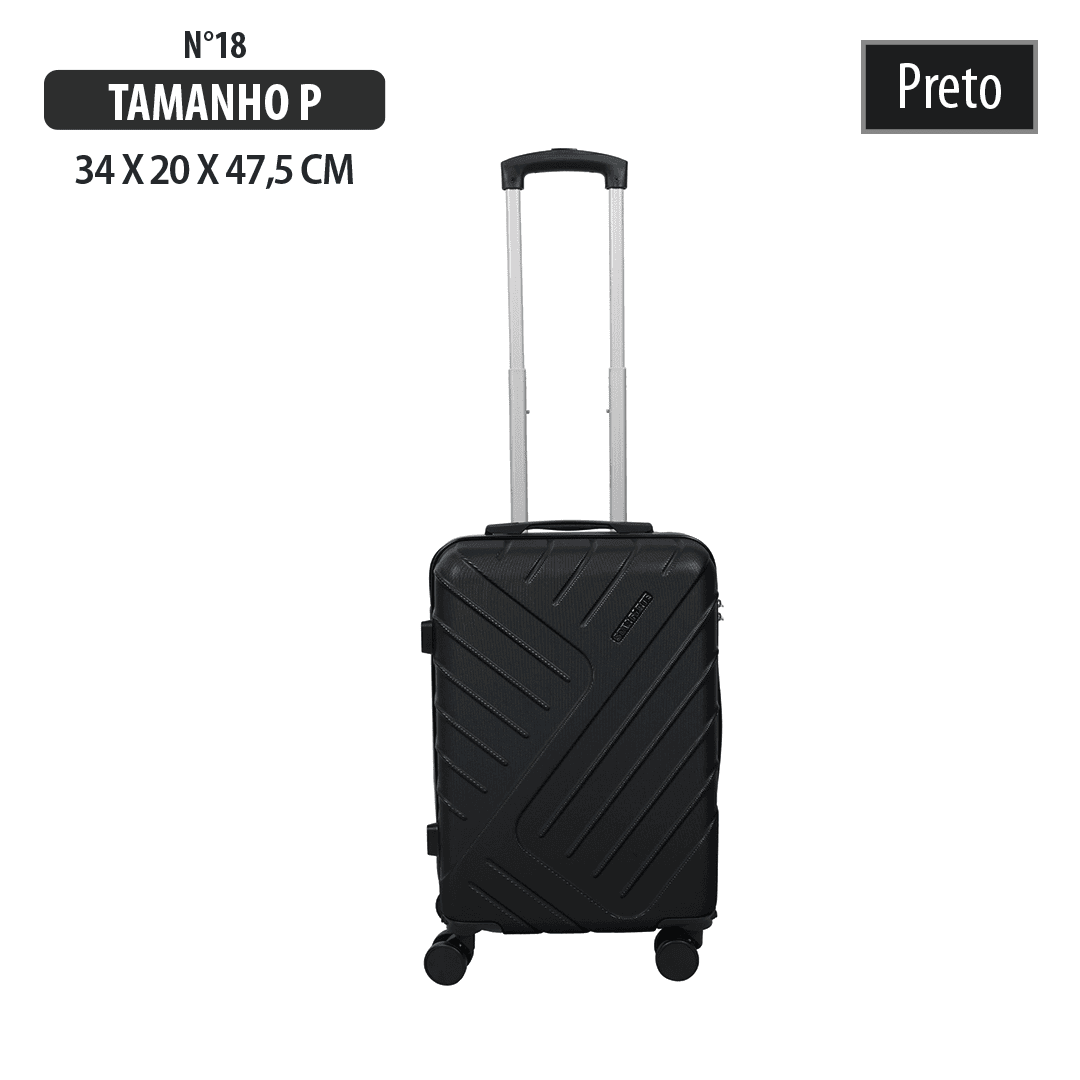 Mala de viagem em ABS - nº18 TAMANHO P - STARFORTE