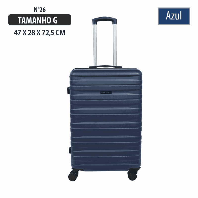 Mala de viagem em ABS - nº26 TAMANHO G - STARFORTE