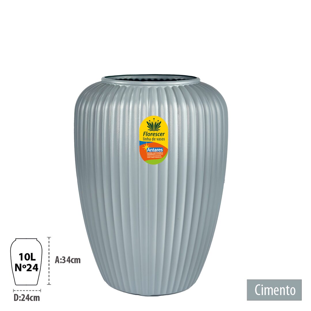 Vaso Florescer Alto 10 Litros - Nº24