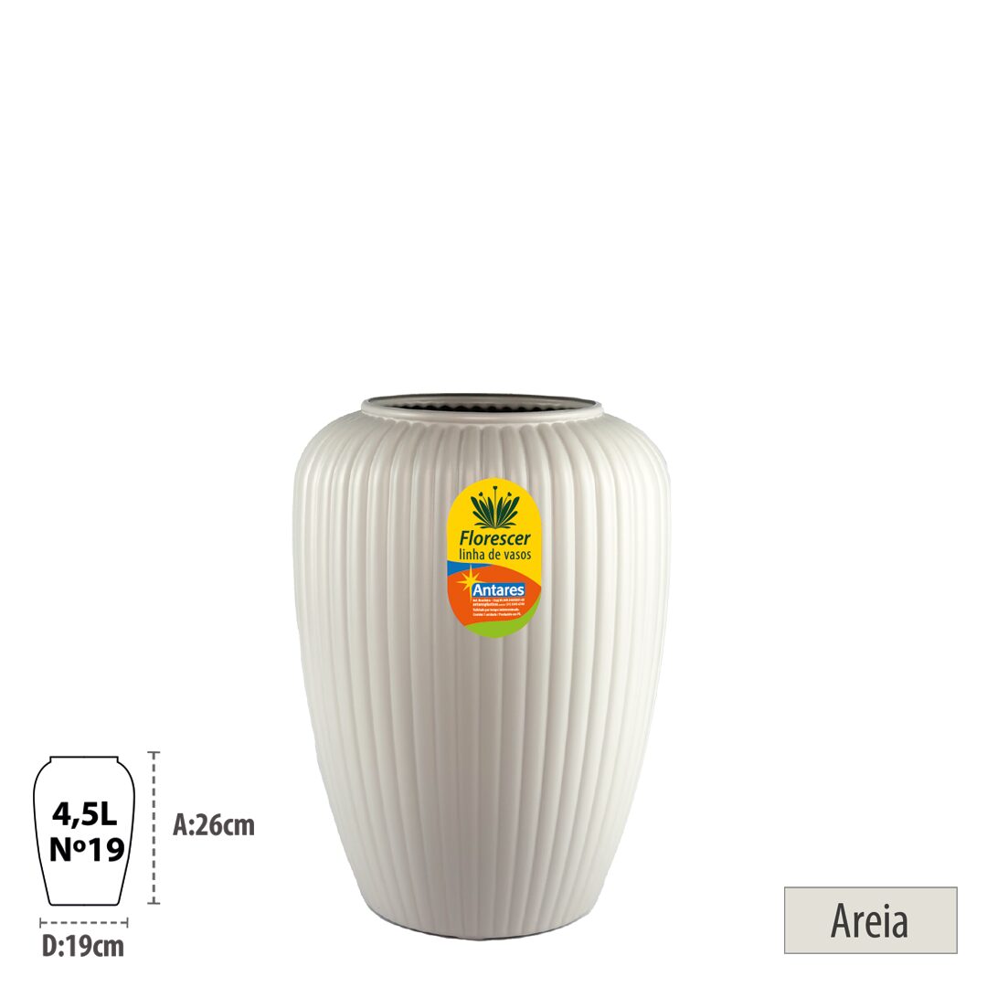 Vaso Florescer Alto 4,5 Litros - Nº19