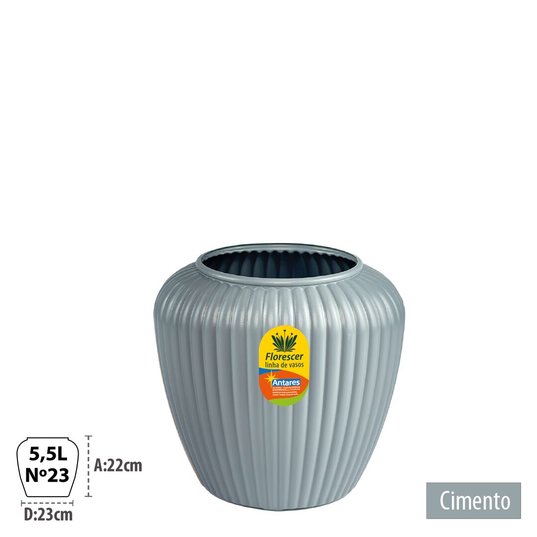 Vaso Florescer Clássico 5,5 Litros - Nº23