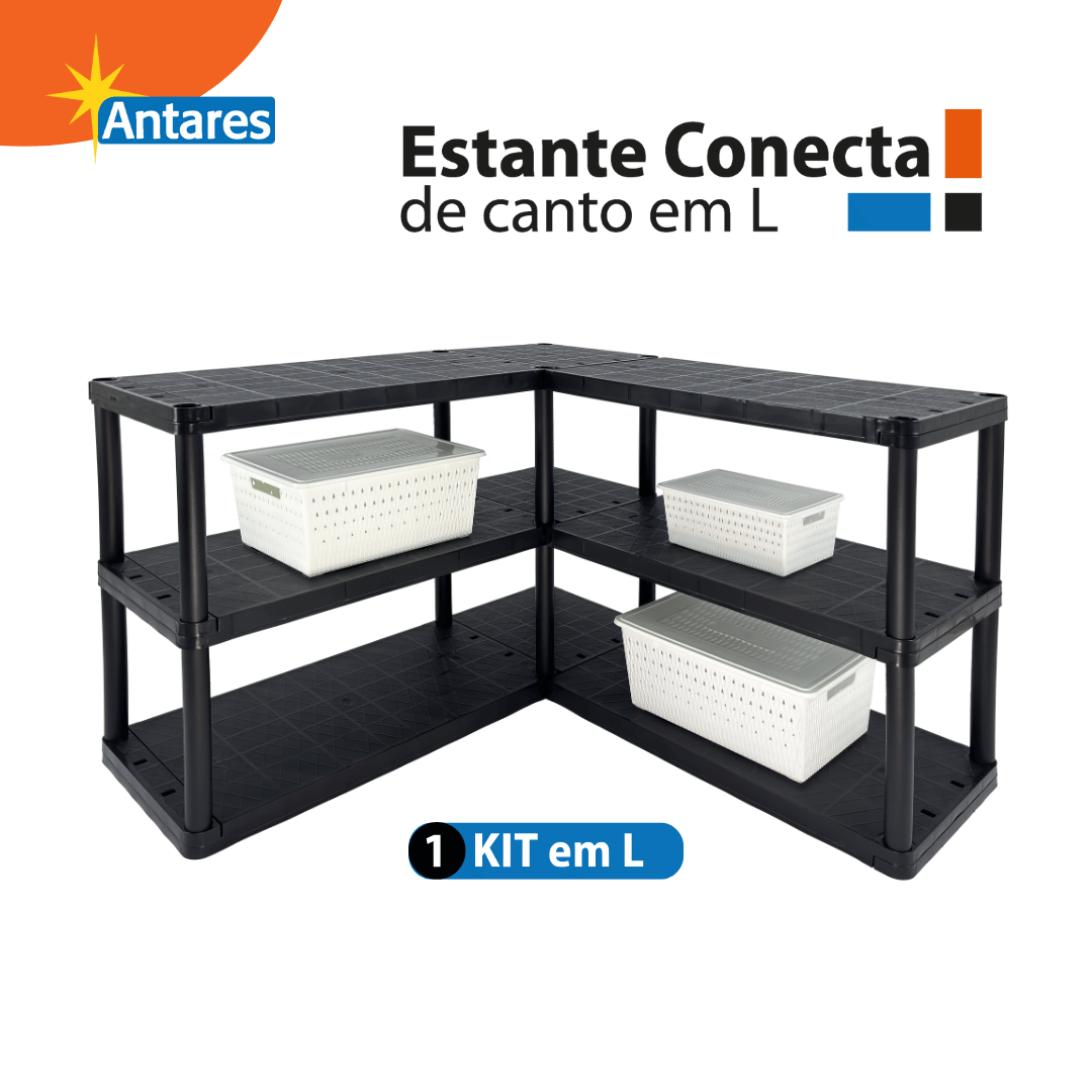 Estante Conecta em L